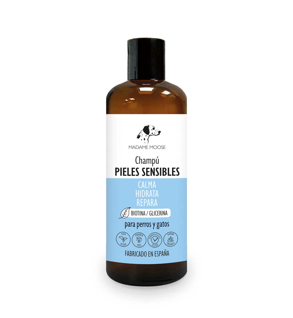 MadameMoose_CH_Sensibles_300ml Champú Pieles Sensibles - Imagen 1